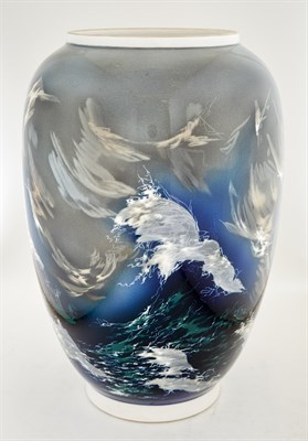 Lot 228 - Soviet Porcelain Vase Lomonosov Porcelain...