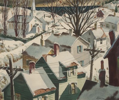 Lot 100 - Henry Gasser American, 1909-1981 Winter...