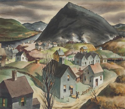 Lot 99 - Henry Gasser American, 1909-1981 View of Slag...