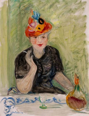 Lot 23 - Charles Camoin French, 1879-1965 Lady with Hat...
