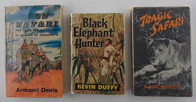 Lot 314 - [SAFARI] Three titles in dust jackets....