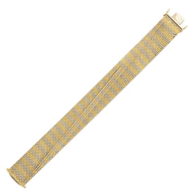 Lot 1470 - Two-Color Gold Bracelet
