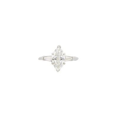 Lot 227 - Platinum and Diamond Ring