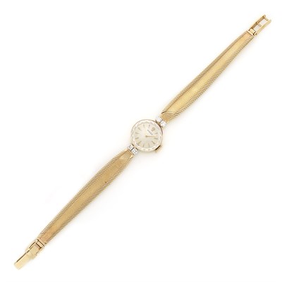 Lot 1475 - Gold and Diamond Wristwatch, Rolex