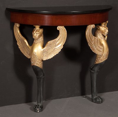 Lot 357 - Empire Style Mahogany, Part-Ebonized and...