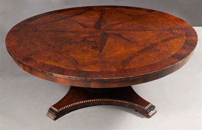 Lot 174 - Regency Style Oak, Burr Oak, Walnut,...
