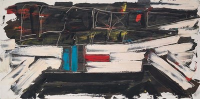 Lot 10 - Sixte Blasco Cuban, 1926-1996 Nevicata Oil on...