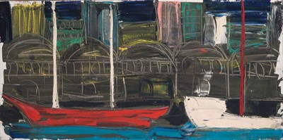 Lot 11 - Sixte Blasco Cuban, 1926-1996 Untitled (Boats...