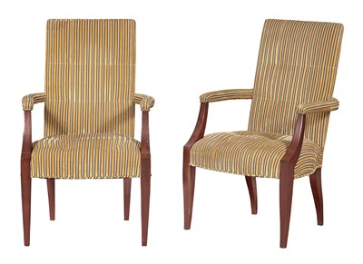 Lot 322 - Set of Ten Upholstered Dining Chairs Modern...