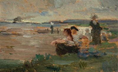 Lot 16 - Paul Louis Delance French, 1848-1924 Etude...
