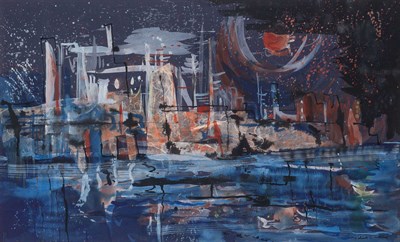 Lot 48 - Robert Reedy American, 20th Century Coastal...