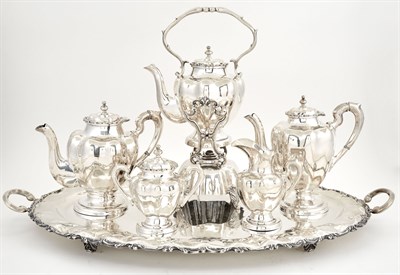 Lot 269 - Mexican Sterling Silver Six-Piece Tea and...