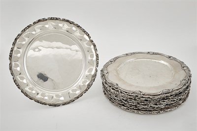 Lot 268 - Set of Twelve Mexican Sterling Silver Dinner...