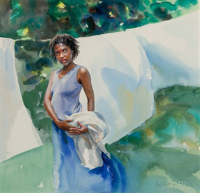 Lot 185 - Mary Whyte American, b. 1953 Spring Wash, 2003...