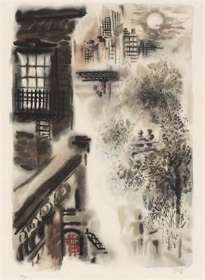 Lot 68 - George Grosz (1893-1959) THE BOWERY; MADISON...
