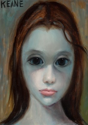 Lot 96 - Margaret Keane American, b. 1927 Young Girl...