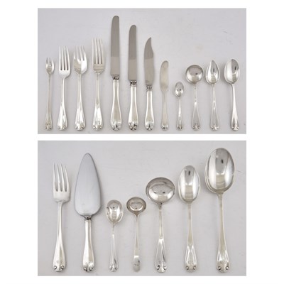 Lot 334 - Tiffany & Co. Sterling Silver Flemish Pattern...