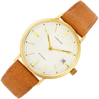 Lot 420 - Gentleman's Gold Wristwatch, Cartier