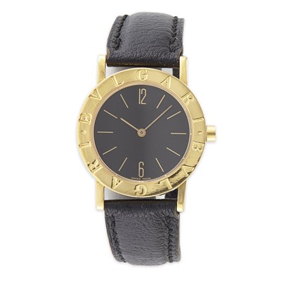 Lot 1761 - Gold Wristwatch, Bulgari