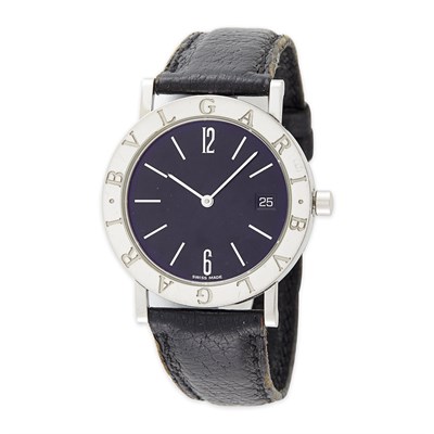Lot 1655 - Stainless Steel Wristwatch, Bulgari