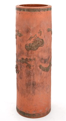 Lot 224 - Chinese Earthenware Umbrella Stand Height 23...