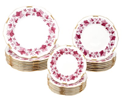 Lot 145 - Royal Crown Derby Maple Leaf Pattern Porcelain...