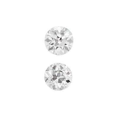 Lot 779 - Pair of Diamond Stud Earrings