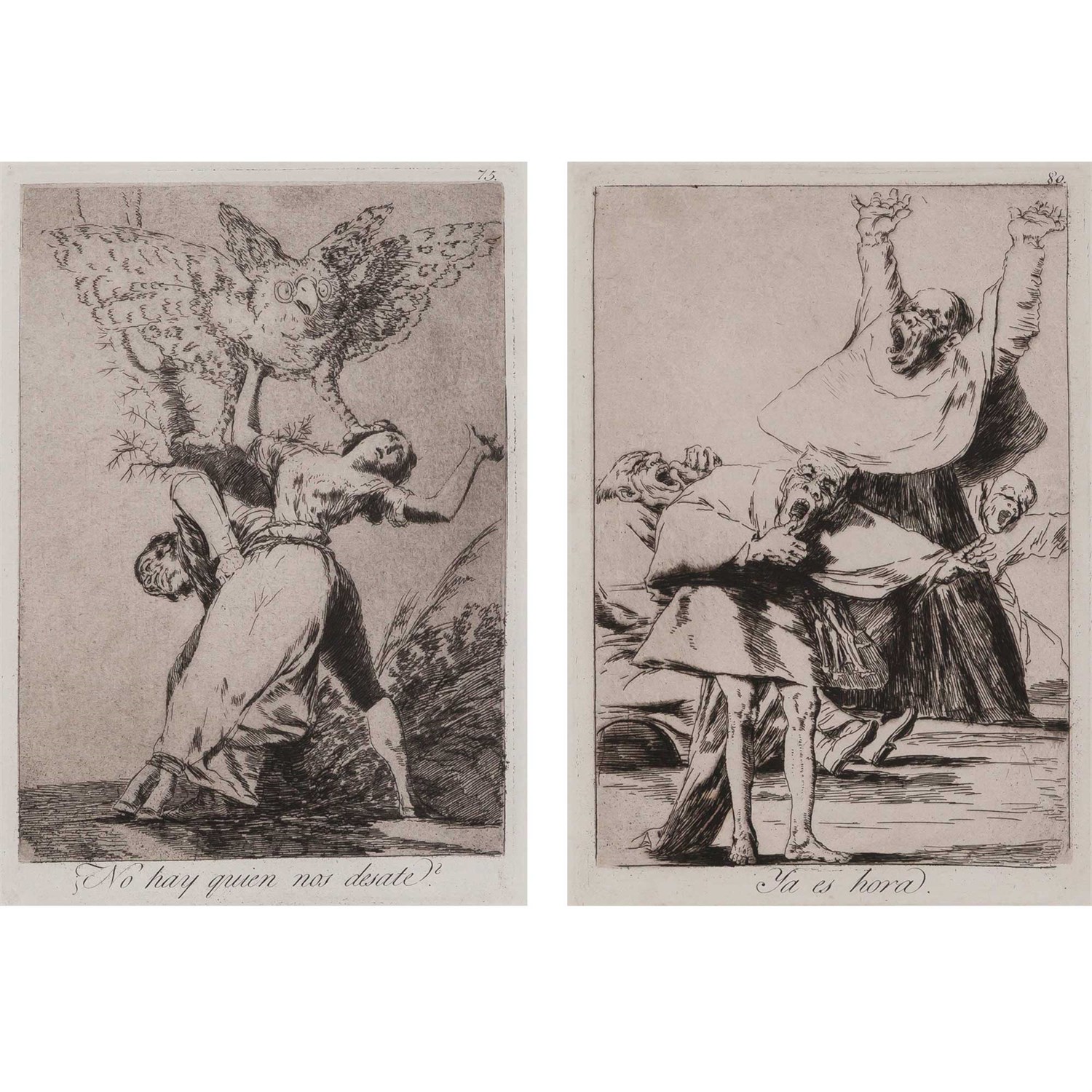 Lot 111 - Francisco de Goya (1746-1828) NO HAY QUIEN NOS...
