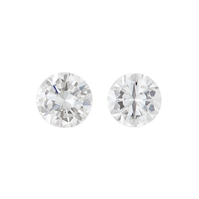 Lot 781 - Pair of Diamond Stud Earrings