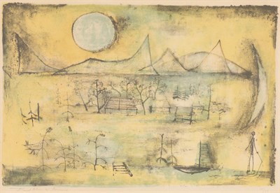 Lot 167 - Zao Wou-Ki (1921-2013) MONTAGNES ET SOLEIL...