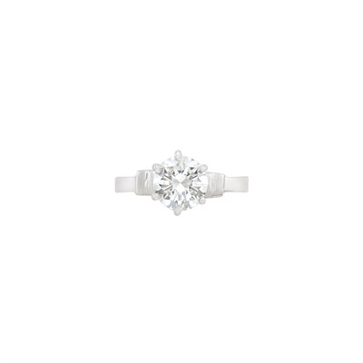 Lot 601 - Silver and Diamond Ring