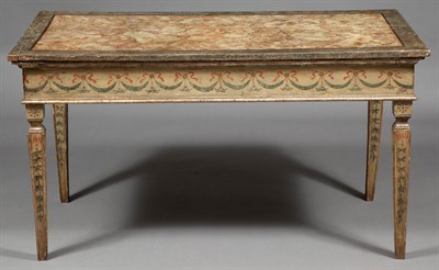 Lot 507 - South Italian Neoclassical Painted and...