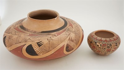 Lot 406 - Hopi Painted Ceramic Olla Signed Rachel...