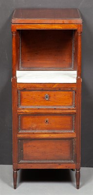 Lot 486 - Louis XVI Mahogany Shaving Stand (Barbière)...
