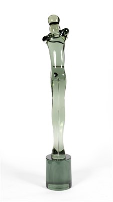 Lot 281 - Archimede Seguso Murano Glass Sculpture of an Embracing Nude Couple