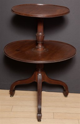 Lot 115 - George III Two-Tier Mahogany Dumbwaiter Height...