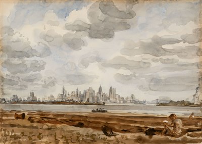 Lot 106 - Reginald Marsh American, 1898-1954 Girl...