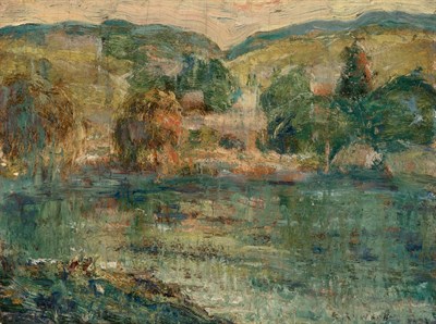 Lot 82 - Ernest Lawson American, 1873-1939 Spring...