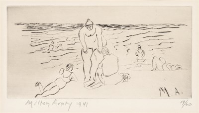 Lot 7 - Milton Avery (1885-1965) BATHERS (LUNN 20)...