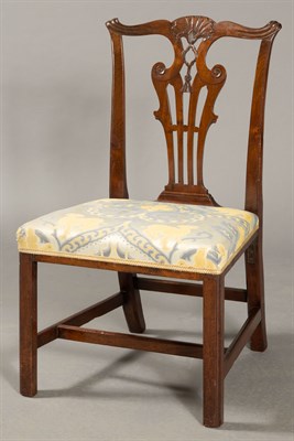 Lot 301 - George III Mahogany Side Chair Height 37 3/4...
