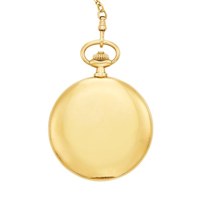 Lot 405 - Gentleman's Gold Hunting Case Pocket Watch, A. Lange & Sohne, with Gold Fob Chain