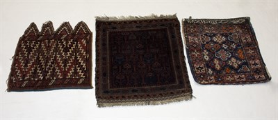 Lot 291 - Three Assorted Rugs A Baluch Bagface, a Shiraz...