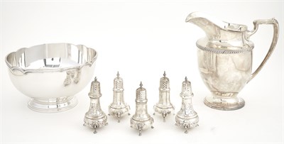 Lot 251 - Fisher Sterling Silver Water Pitcher; Together...