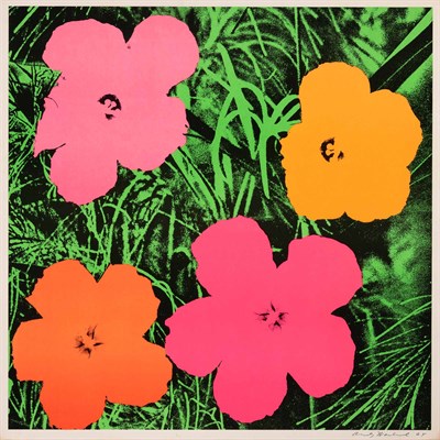 Lot 153 - Andy Warhol FLOWERS (F./S. II.6) Color offset...
