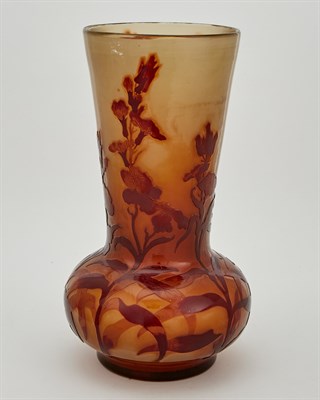 Lot 465 - Gallé Acid-Etched and Fire Polished Cameo...
