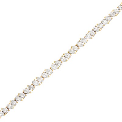 Lot 426 - Gold and Diamond Bracelet, Cartier, Paris