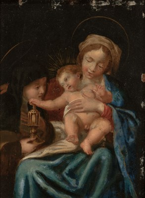 Lot 22 - School of Carlo Dolci The Virgin and Child...