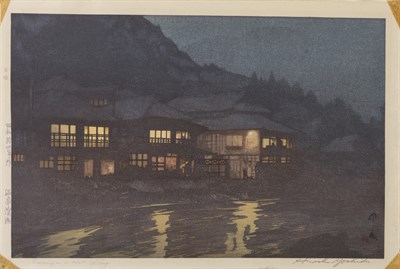 Lot 74 - Hiroshi Yoshida (1876-1950) EVENING IN A HOT...