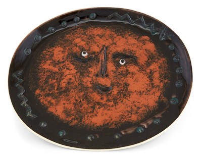 Lot 124 - Pablo Picasso VISAGE DANS UN OVALE (A.R. 275)...