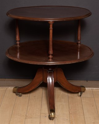 Lot 110 - Regency Style Mahogany Two-Tier Dumbwaiter...